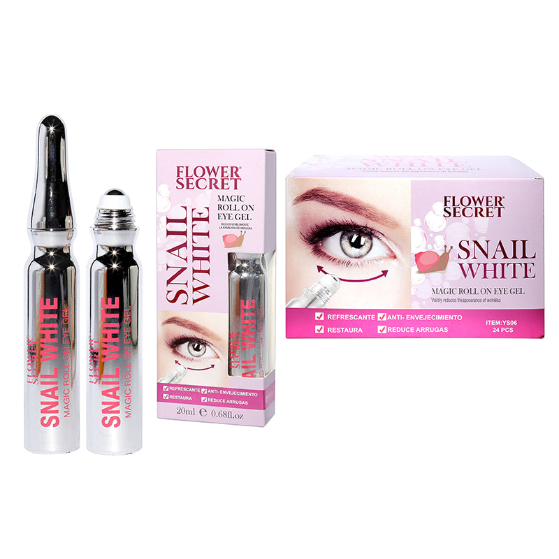 Set roll-on antiojeras con aplicador de bolita y su caja