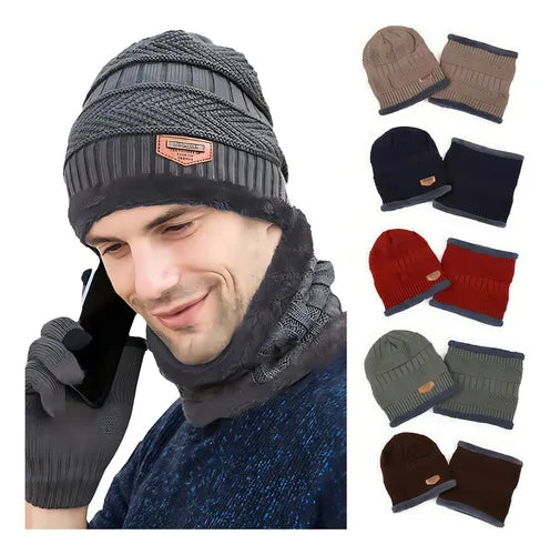 Set Gorro + Bufanda Térmica de Invierno con Interior de Chiporro