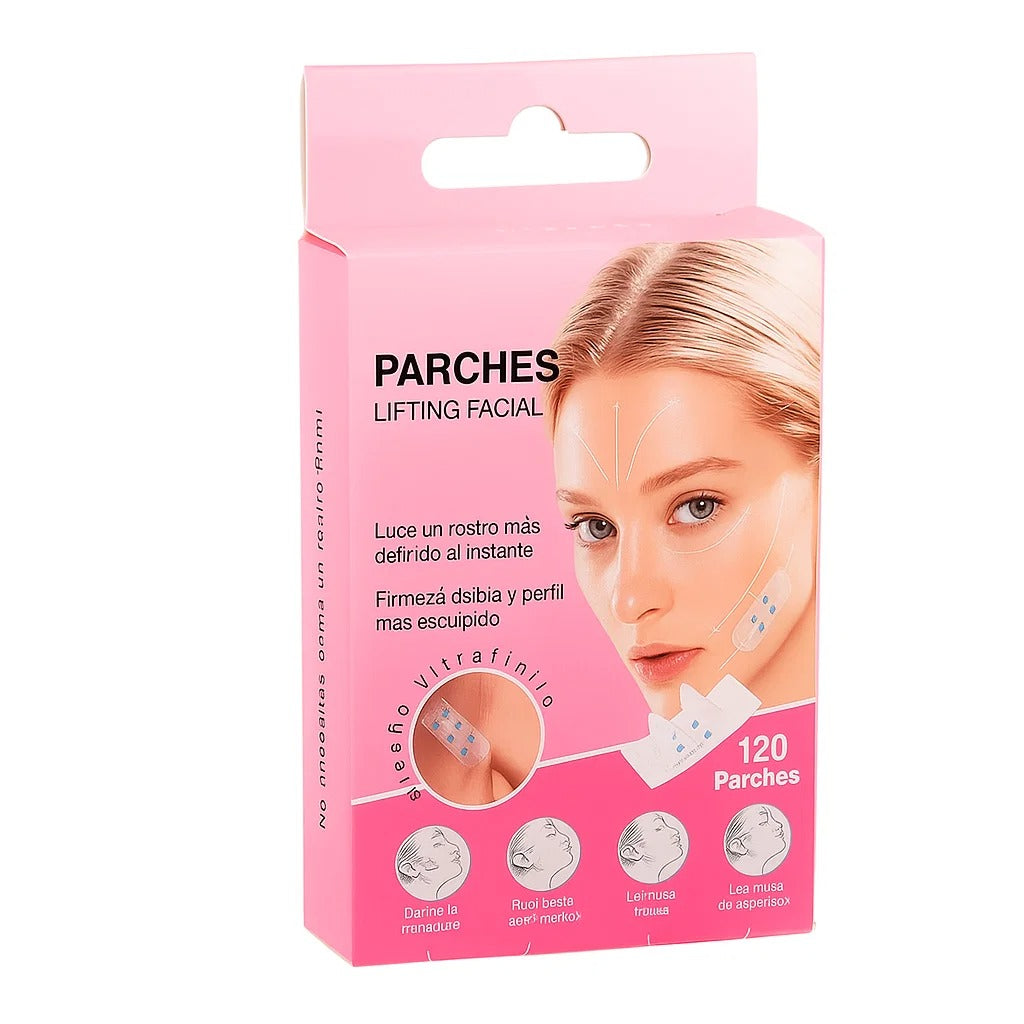 Caja de Parches Lifting Facial invisibles, 120 unidades