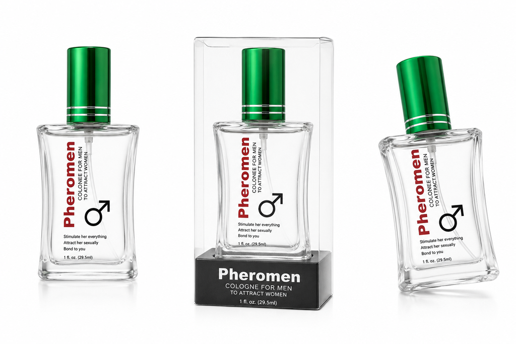 Perfume Pheromen para hombre, frasco de 29.5 ml con su estuche de regalo