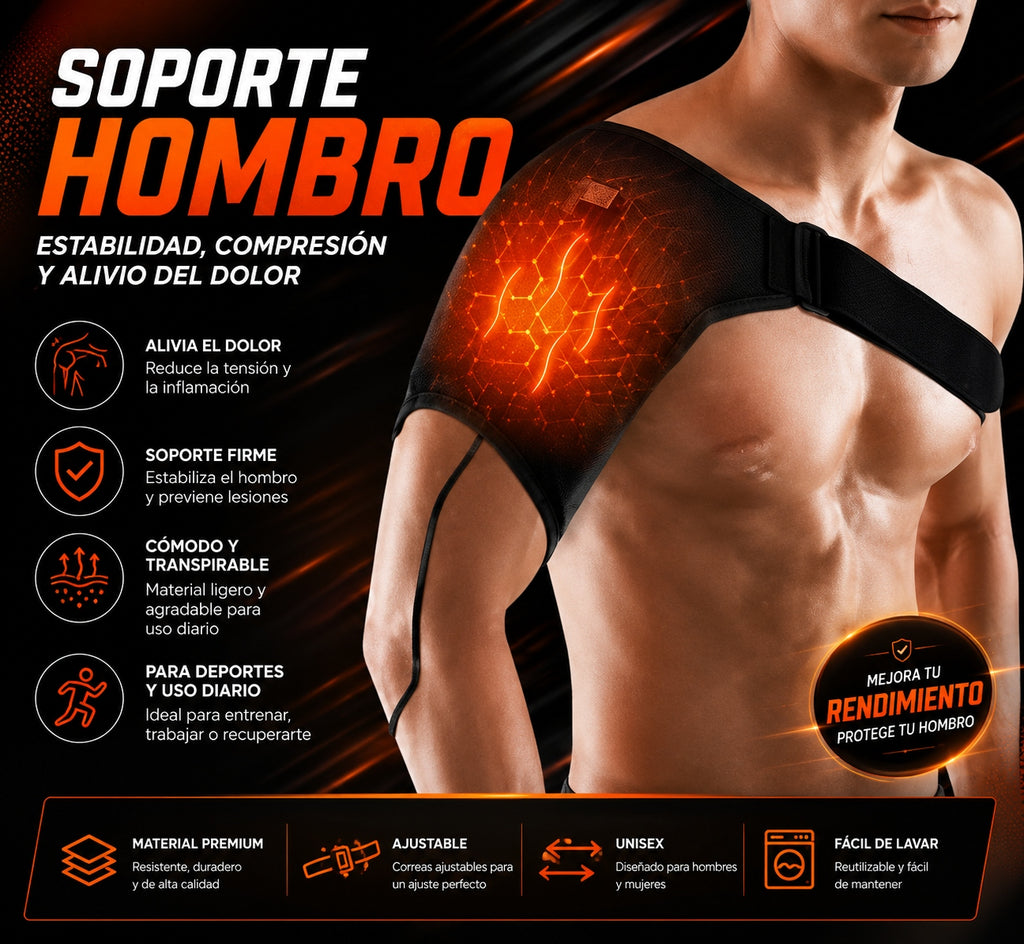 Hombrera Térmica USB 3 Niveles de Calor para Alivio de Dolor