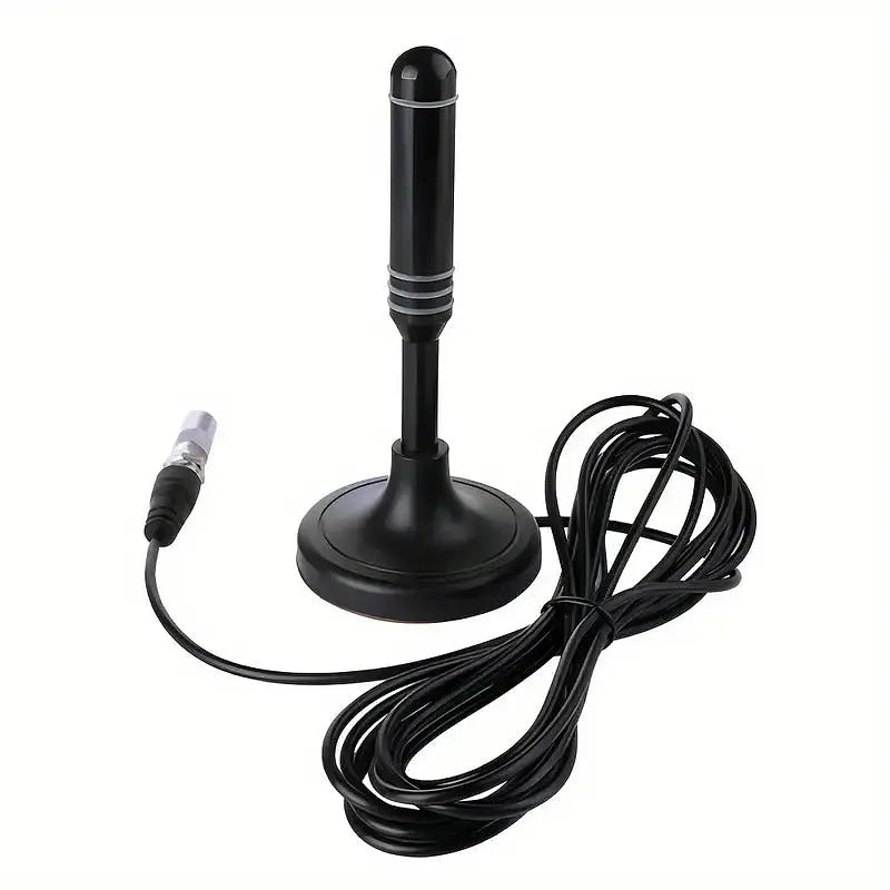 Antena digital HD con cable coaxial de 5 metros y base magnética