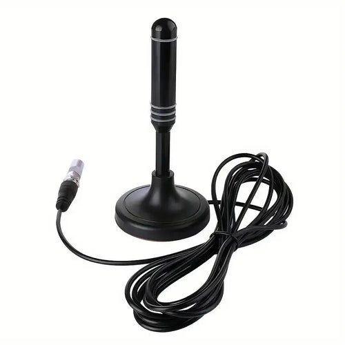 Antena digital HD con cable coaxial de 5 metros y base magnética