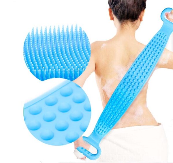 Cepillo Exfoliante de Espalda con Correa - Silicona Suave
