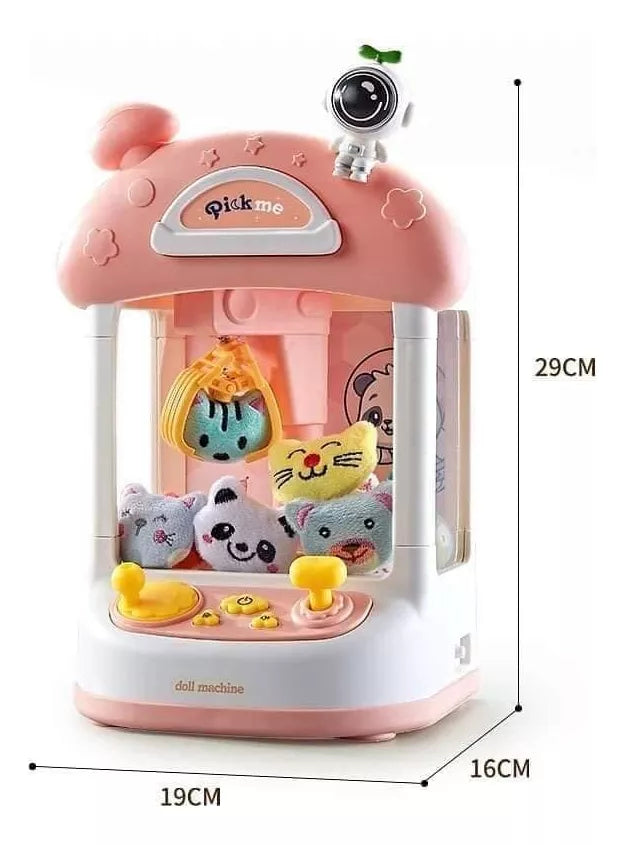 Mini Máquina Atrapapeluches XL con garras – juego de destreza para niños