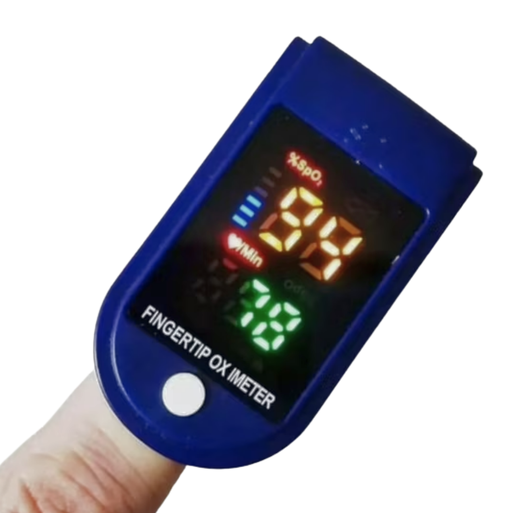 Oxímetro de Pulso Digital con Pantalla OLED - Medidor de Oxígeno SpO2 y Frecuencia Cardíaca