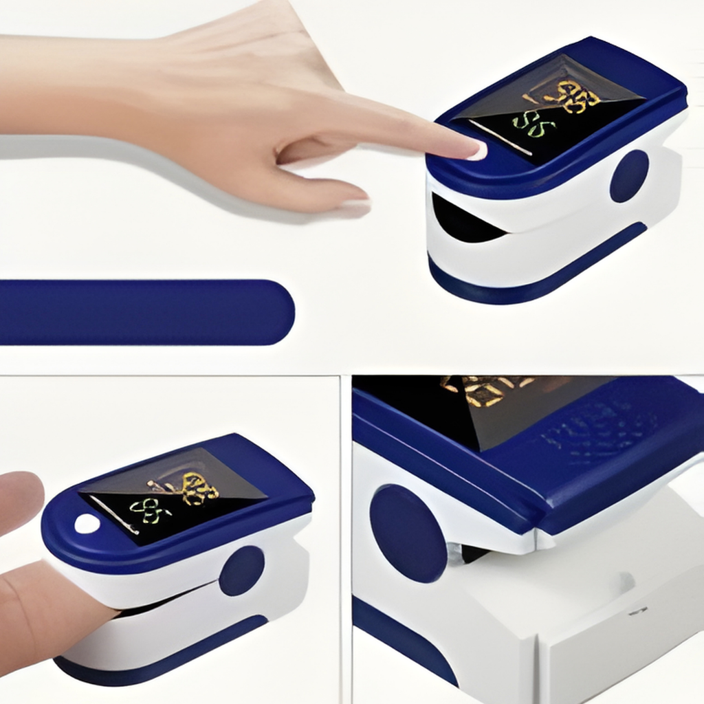 Oxímetro de Pulso Digital con Pantalla OLED - Medidor de Oxígeno SpO2 y Frecuencia Cardíaca