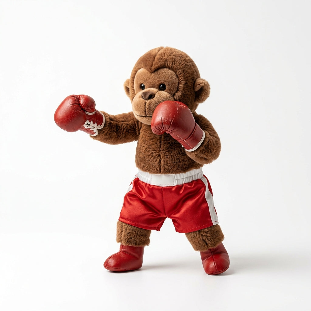 Mono Punch Peluche Boxeador Interactivo con Sonidos Gracioso
