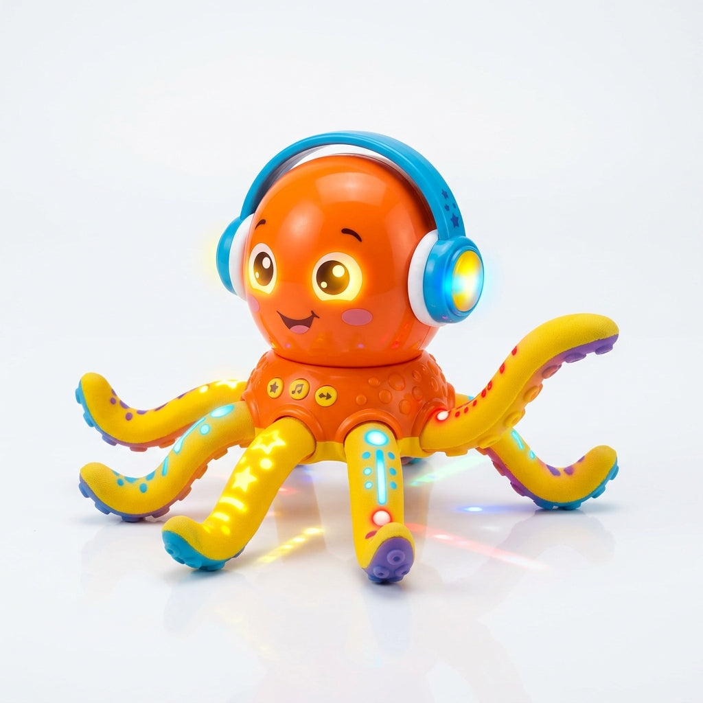 Pulpo Bailarín Interactivo con Música y Luces | Regalo Infantil