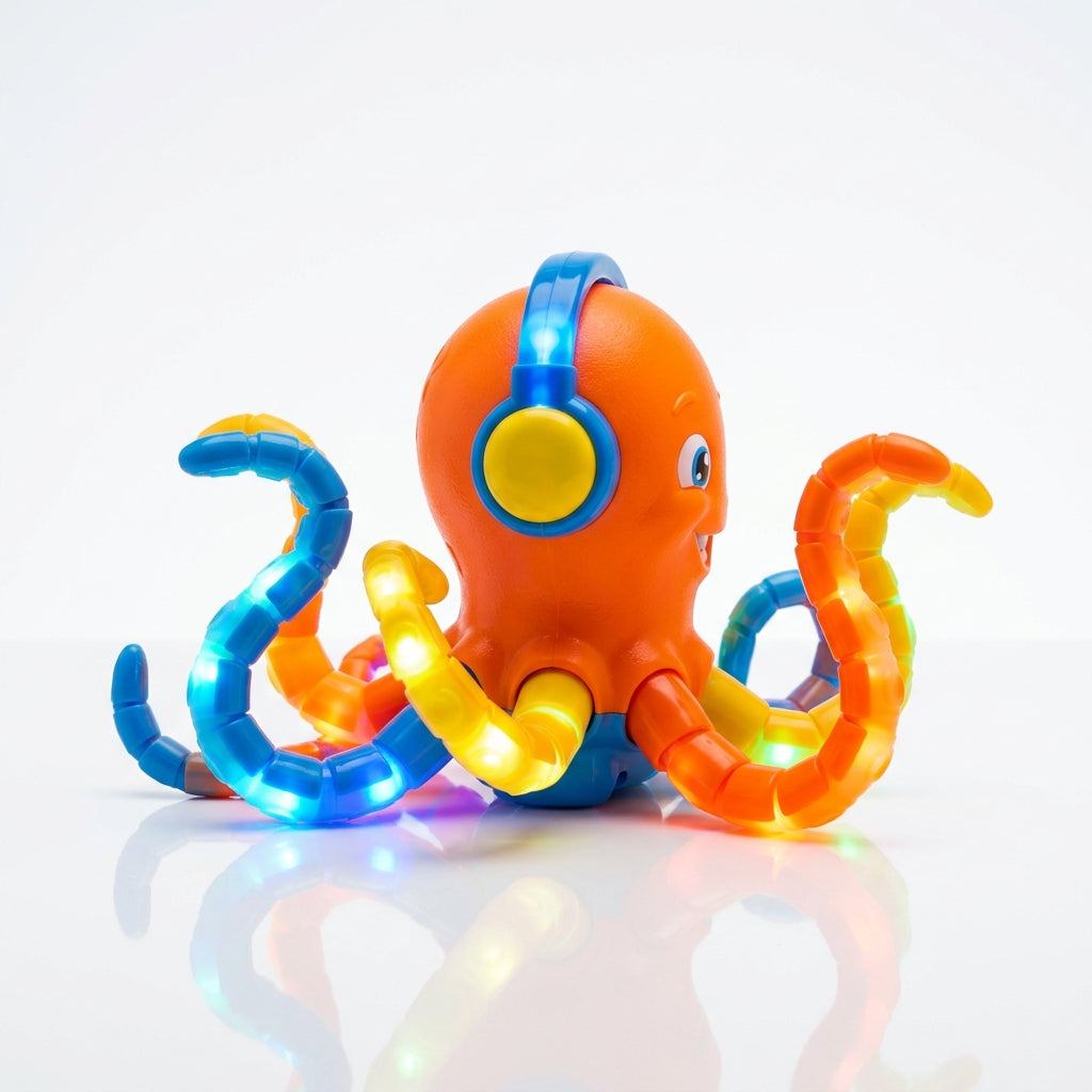 Pulpo Bailarín Interactivo con Música y Luces | Regalo Infantil