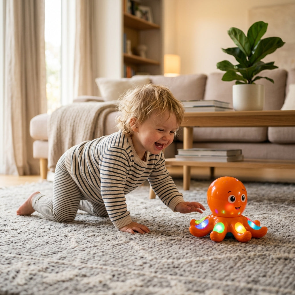 Pulpo Bailarín Interactivo con Música y Luces | Regalo Infantil